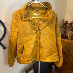 Madewell Golden Yellow Puffer Jacket